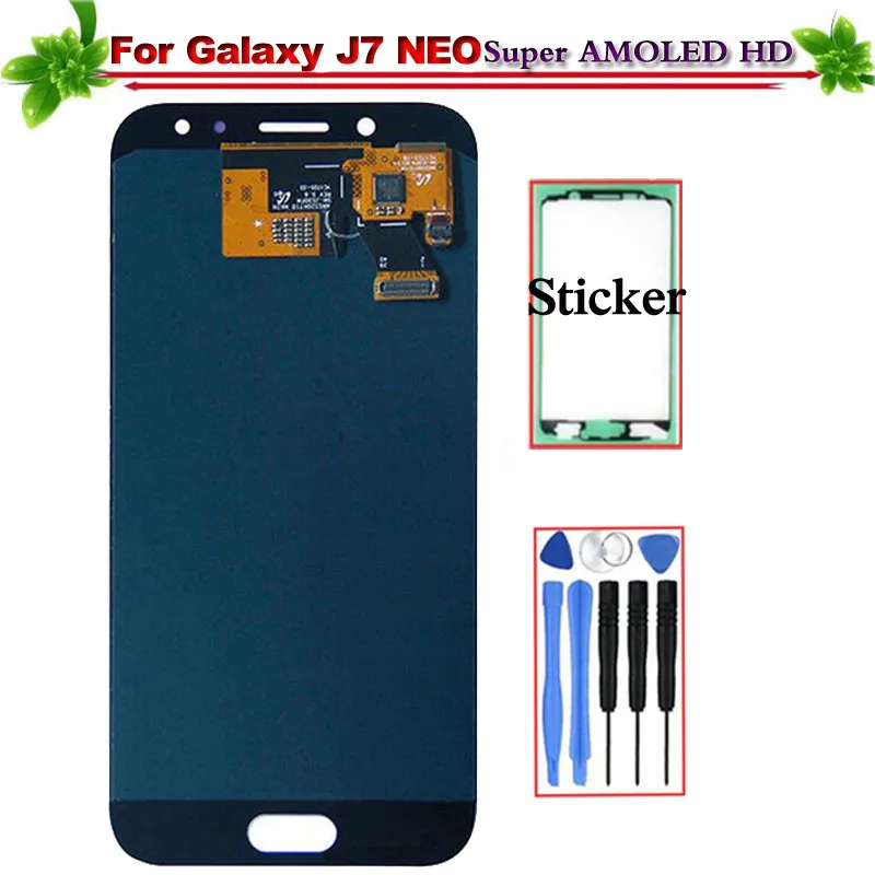 

5" Super Amoled for Samsung Galaxy J7 neo J701 J701F J701M J701MT Lcd Display Touch Screen Digitizer Assembly Replacement