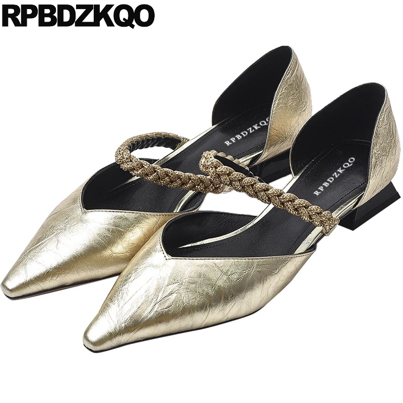 ladies metallic shoes