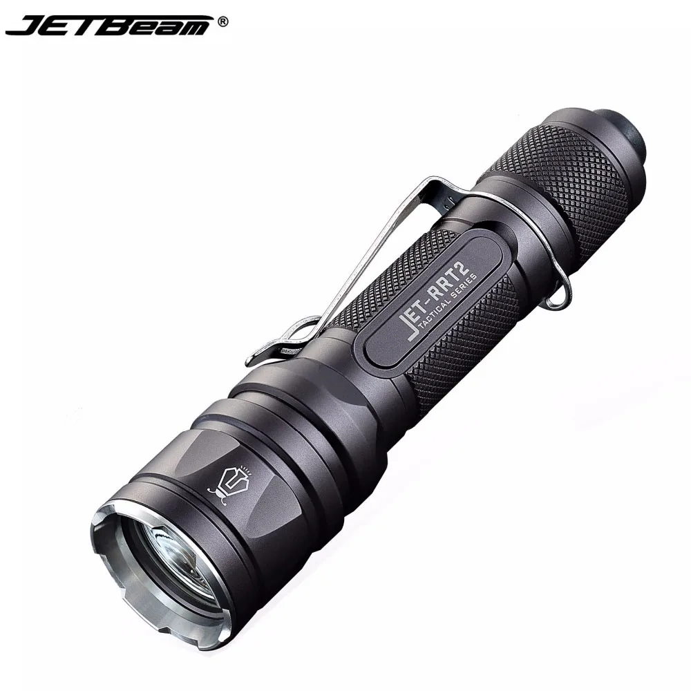 JETBeam RRT2 тактический фонарь SST40 N4 BC светодиодный Макс 950 люмен 13800cd Луч расстояние 230