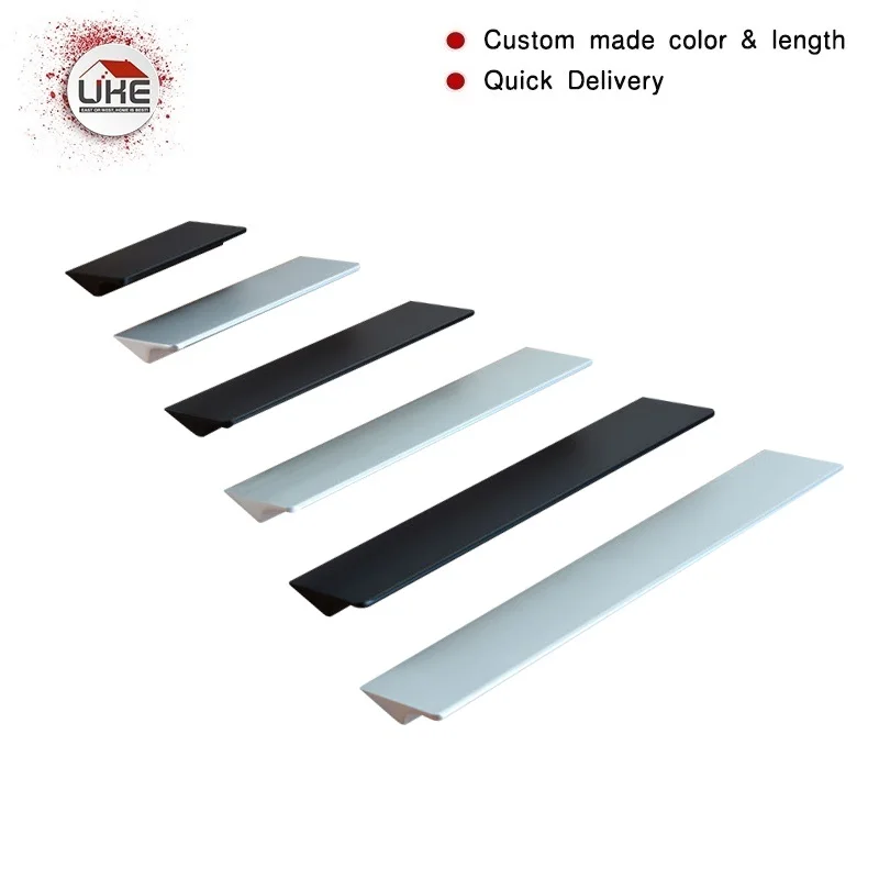 

UKE Black Cabinet Handles Kitchen Office Cupboard Drawer Pulls Handle Furniture Drawer Handle Hardware