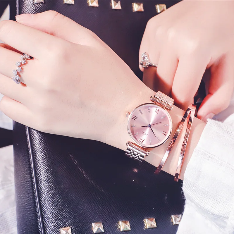 

Top brand luxury 2019 new super thin women watches ladies fashion high quality steel casual watch simple elegant rose gold clock