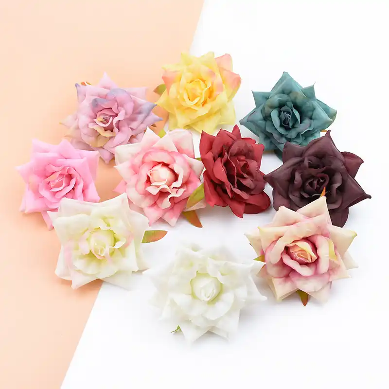 3 Stucke Dekorative Blumen Kranze Gunstige Silk Rosen Blume Wand Diy Hochzeit Wohnkultur Scrapbooking Gefalschte Pflanzen Kunstliche Blumen Kunstliche Getrockneten Blumen Aliexpress