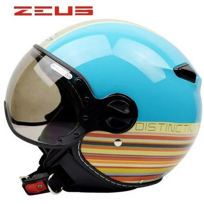 Классический zerus мотоциклетный шлем высокого качества Роскошный мотоцикл шлем DOT ЕЭК Утверждено - Цвет: 10
