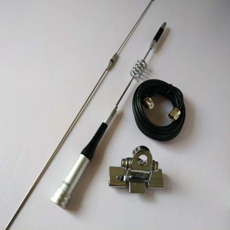 

SG-7200 antenna for mobile car radio transceiver UHF/VHF Dual Band 6.0 dBi SG-7200+Car Clip Mount Kit RB-400+5M Cable