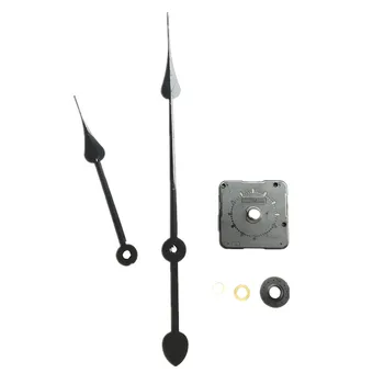 

30Sets 13.5MM Shaft with Metal Black Large Hands For Quartz Clock Movements Wall Clock DIY