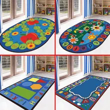 Ковер для детской комнаты, обучающий детей, удобный коврик для ползания с рисунком из мультфильма