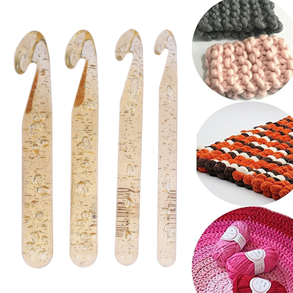 4/9pcs/Set Multi color Crochet Hooks Sewing Needles Craft Yarn Knit
