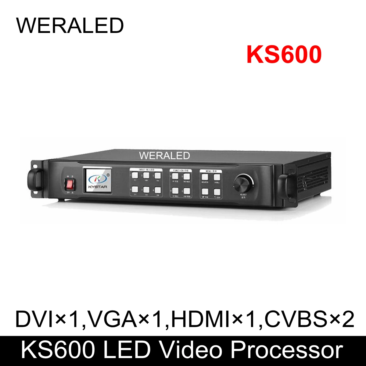 

KYSTAR Full Color LED Video Display Processor KS600 1920*1200 Resolution Support 2 pcs Sending Card (TS802 RV908M32 on sale)
