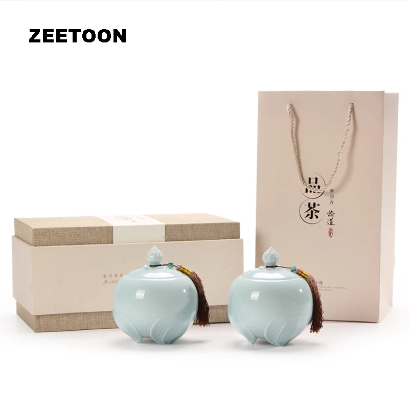 2 шт./партия китайские керамические контейнеры для чая чайный набор кунг-фу чай Caddy конфеты банка для бобов кухонные принадлежности печать б... 2 шт./партия китайские керамические контейнеры для чая чайный набор кунг-фу чай Caddy конфеты банка для бобов кухонные принадлежности печать б...