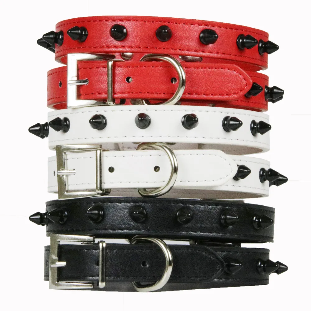 black studded cat collar