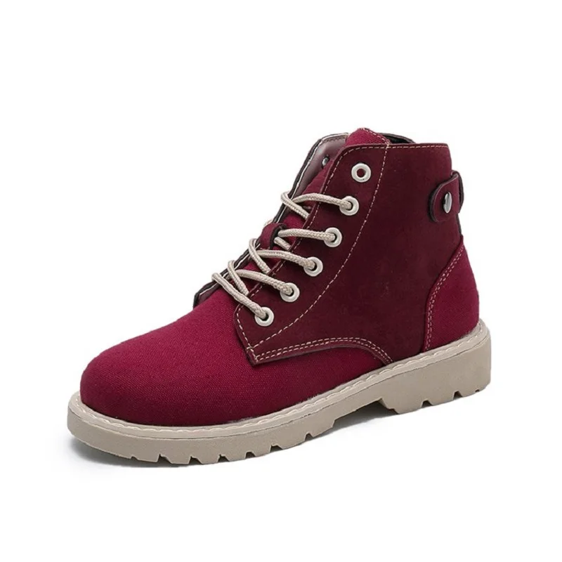 

Moxxy 2018 New Women Boots Ankle Boots Winter Shoes Fur Chunky Heel Women's Boots Zipper Round Toe Brand Woman Botas Black Red