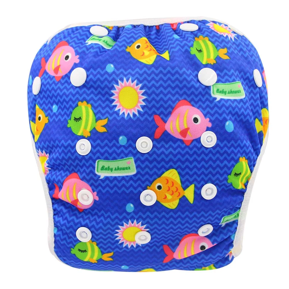 

Swimwear for Boys&Girls Reusable Board Short Trunks Baby Swim Diaper Cloth Diapers Unicorn Print Baby Nappies Unisex Swimwear