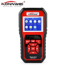 OBD2 Scanner Auto Diagnostic Tool KONNWEI KW850 Full OBD 2 Mode Multi-languages Online Update Free Car Diagnostic Code Reader