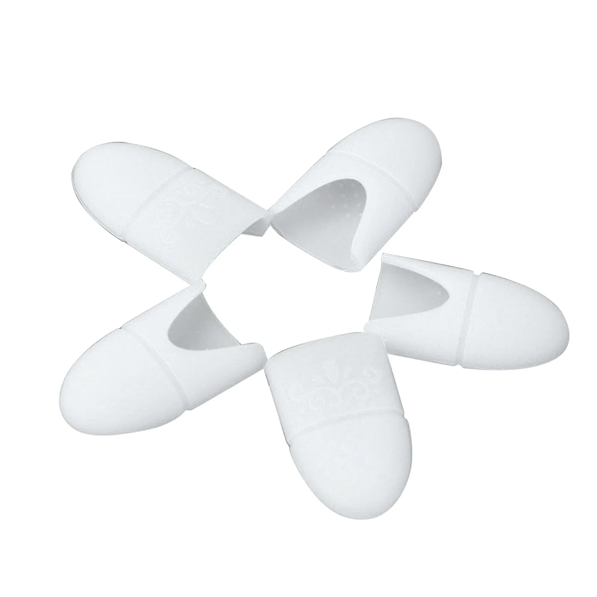 5Pcs Silicone Nail Art Soak Off Clip Cap Wrap Nail UV Gel Polish Remover Tool Cap Clip Wrap Tool for Fingers Varnish Cleaner