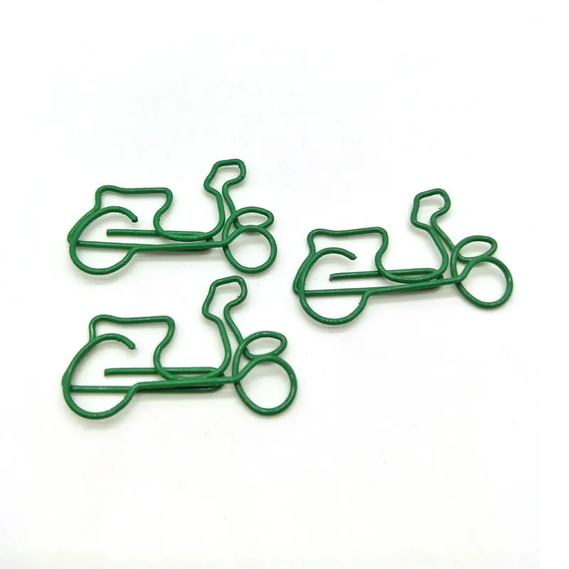 10pcs Mixed Cat Shaped Metal Paper Clips for Notebook Inner Pages Stationary