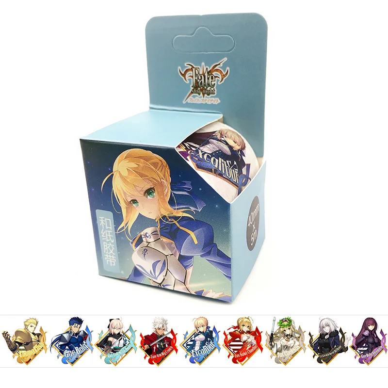 

4cm*5m Fate/Stay Night Anime Washi Tape Adhesive Tape DIY Book Sticker Label Masking Tape