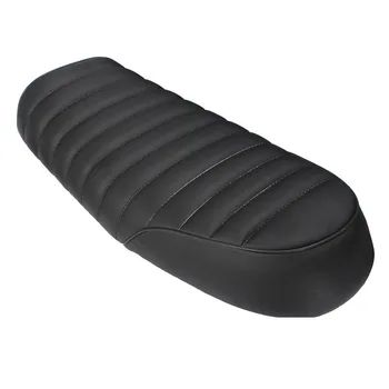 

AUTO -Vintage Universal Leather Motorcycle Seat Saddle Cover Cafe Racer For Honda