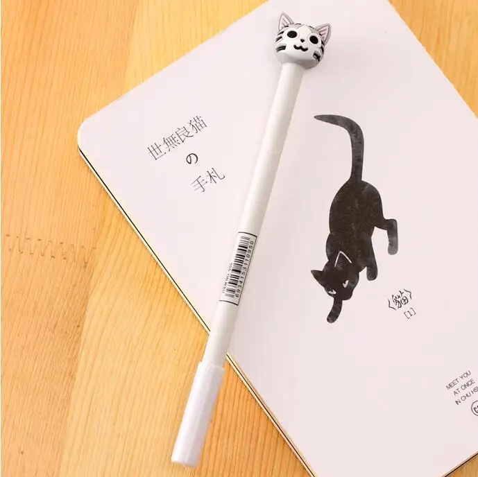 Ellen Brook 1 шт. корейский канцелярские принадлежности мультфильм милый кавайный котик ручка реклама творческие школьные канцелярские принадлежности гелевый подарок