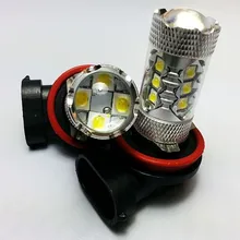 2 шт. H8 PGJ-1 H11 PGJ19-2 80 Вт H9 CREE чипы высокой мощности Светодиодный передние противотуманные автомобильные белые лампы для MERCEDES 2