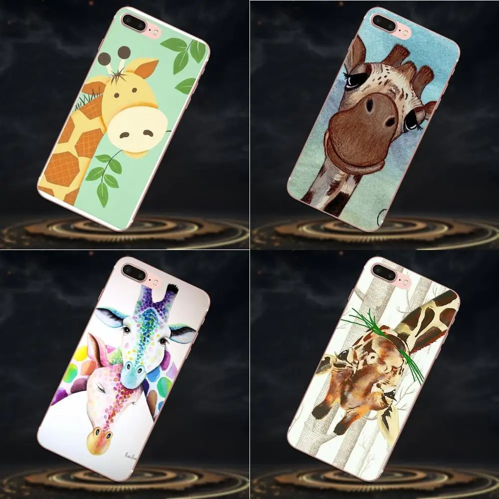 

TPU Cell Phone Cases Al Cute Cartoon Giraffe For HTC 530 626 628 630 816 820 One A9 M7 M8 M9 M10 E9 Plus U11 Moto G G2 G3 G4 G5