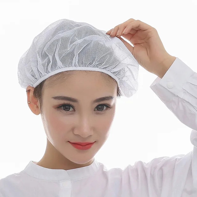Hot Sale Mesh Chef Hat Reusable Kitchen Restaurant Hotel Bakery Hat