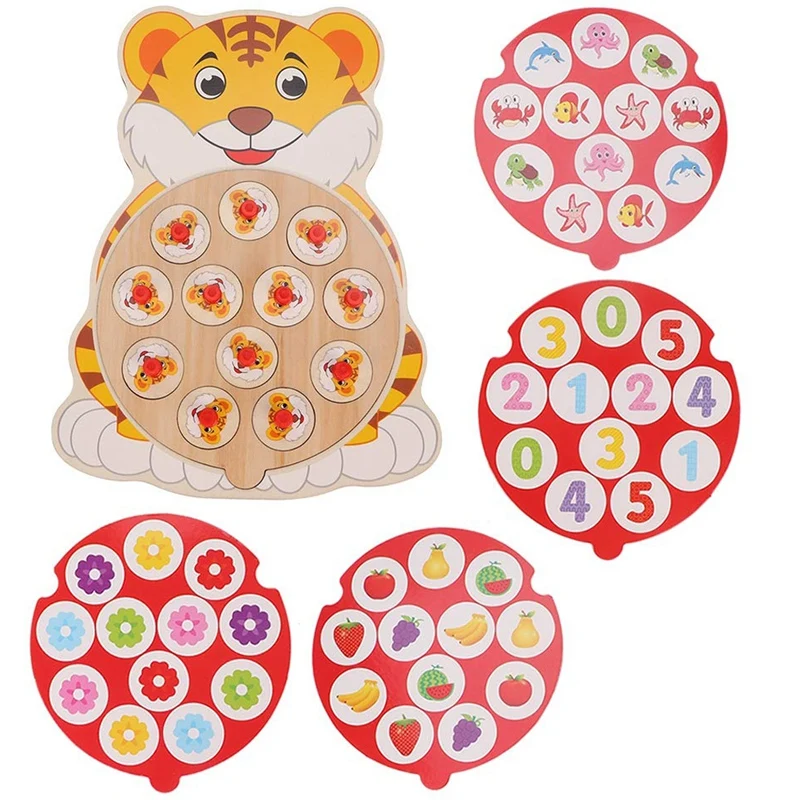 

Children Cartoon Animal Memory Chess Matching Game Children Memory Training Chess Toy Board Game