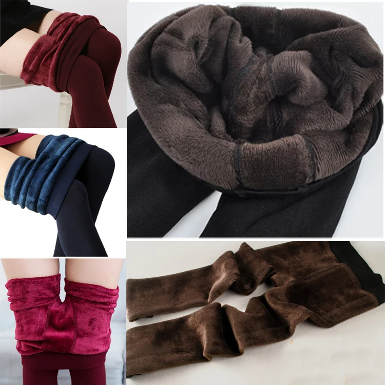 aliexpress buy new s solid winter thick warm fleece lined thermal stretchy aliexpress buy new s solid winter thick warm fleece lined thermal stretchy