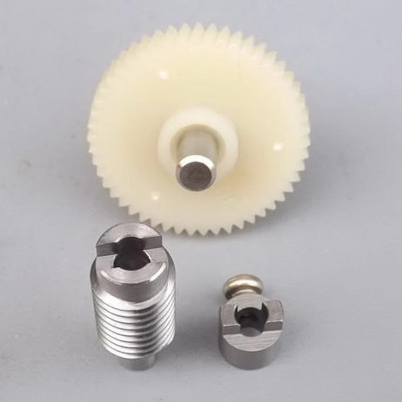 1 juego DIY 28mm plástico gusano reducción engranaje Set Metal rueda reductor de velocidad engranajes accesorios herramientas