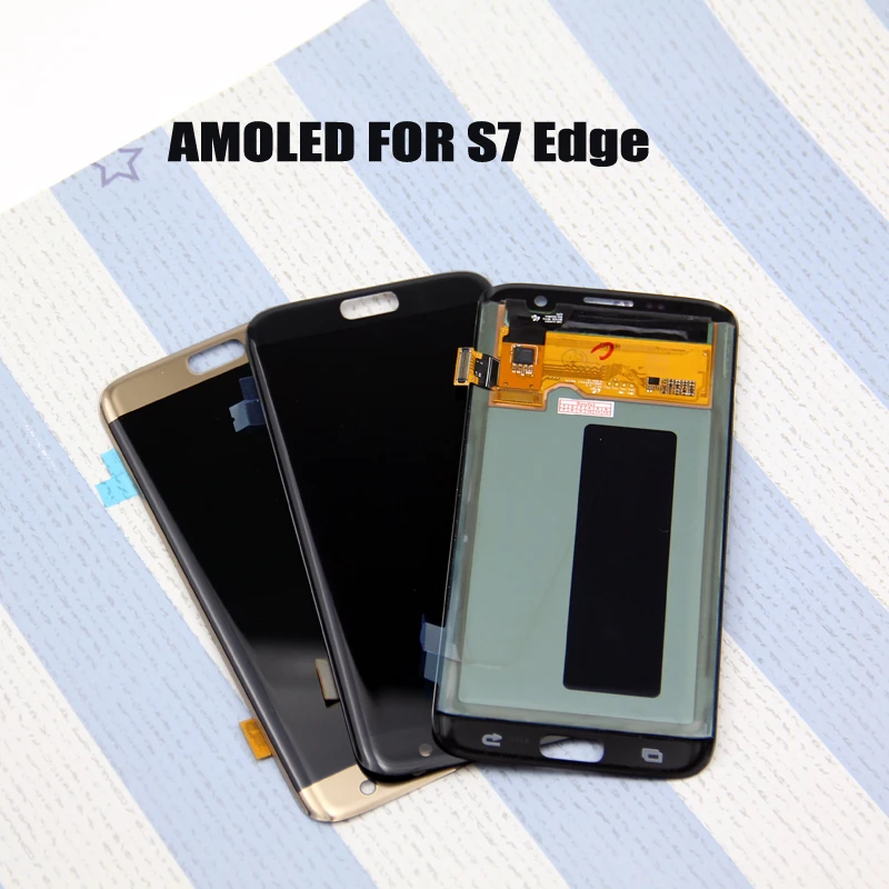 

1pcs For Samsung S7 edge G935F G935A G935FD lcd display with touch screen Digitizer 5.5'' Super AMOLED Screen