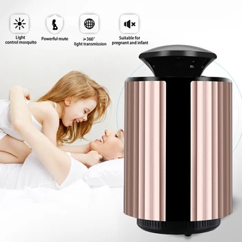 

Multi-function Mute Ultrasonic Mosquito Killer Lamp Touch Photocatalytic Violet Light USB Mosquito Killer Trap Pest Reject