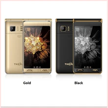 Флип-телефон 3," с двойным экраном, мобильные телефоны с двумя sim-картами, один ключ, телевизор, SOS, вызов, FM, сенсорный мобильный телефон, русская клавиатура, кнопка G10