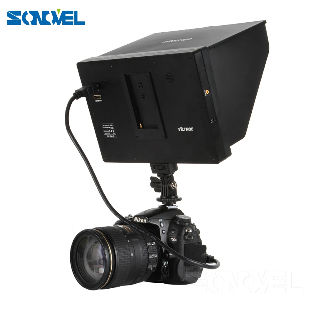  Viltrox DC-90 Clip-on 8.9''inch 4K IPS HD LCD Camera Video Monitor Display HDMI AV Input for Canon 