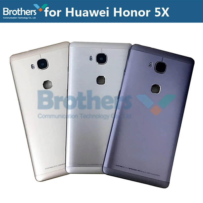 Корпус аккумулятора для Huawei Honor 5X Крышка батарейного отсека с объективом камеры