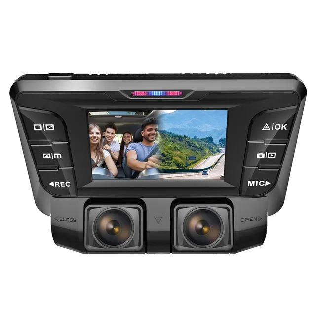 Modest Ecartion 2.7" Car DVR Two Camera FHD 1080P+ FHD 1080P Video Recorder Car Camera With Wifi Dash Cam Black Box Auto Registrators 