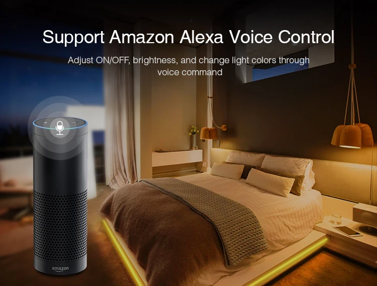 Amazon Alexa YT1 WiFi Пульт дистанционного управления YL1 сенсорный RGB WiFi светодиодный контроллер ler YL5 5 в 1 WiFi светодиодный контроллер 9 Вт RGB+ CCT WiFi светодиодный фонарь