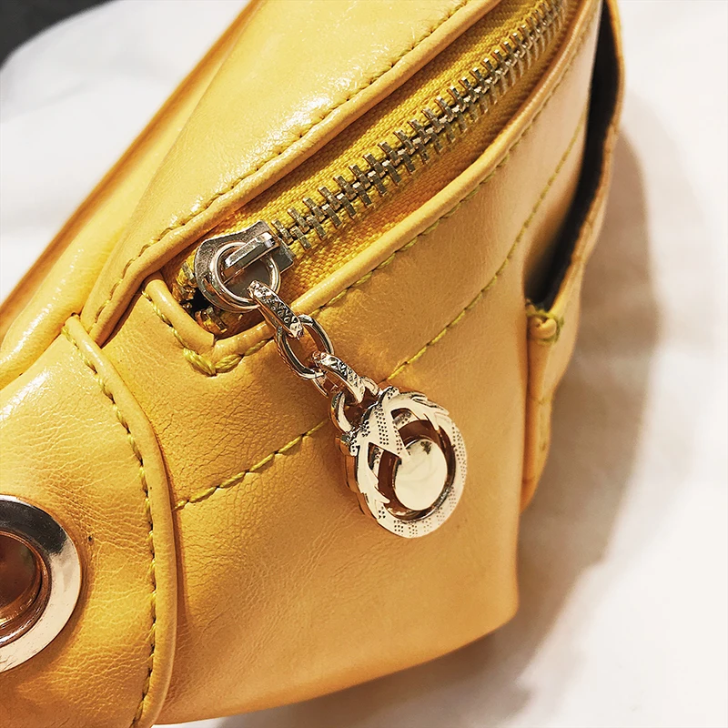 Janespri Fashion Waist Bag Women Fanny Waist Packs High Quality Quilted Belt Bag PU Leather Ladies Handbag Crossbody Chest Bag (40)