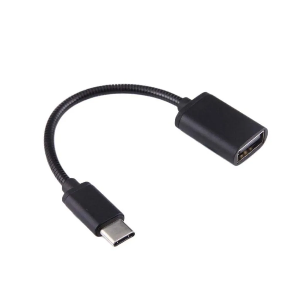 Металлический кабель Переходник USB C 3 1 Type папа мама OTG для синхронизации данных