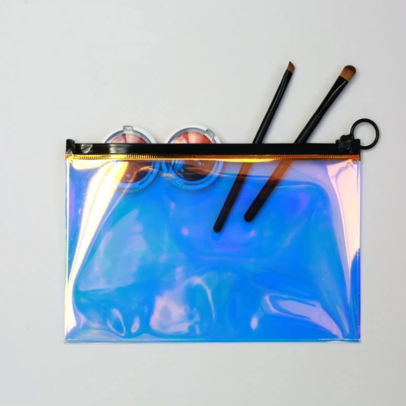 Модная прозрачная лазерная сумка для хранения косметики, косметичка для туалетных принадлежностей, сумки для косметики, деловые аксессуары для путешествий, водонепроницаемая сумочка