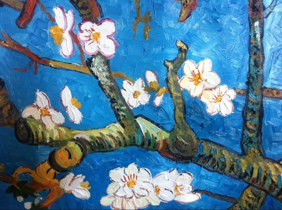 branches of an almond tree