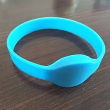 5 шт. 13,56 мГц ISO14443A 1 К синий NFC и rfid браслет силиконовый