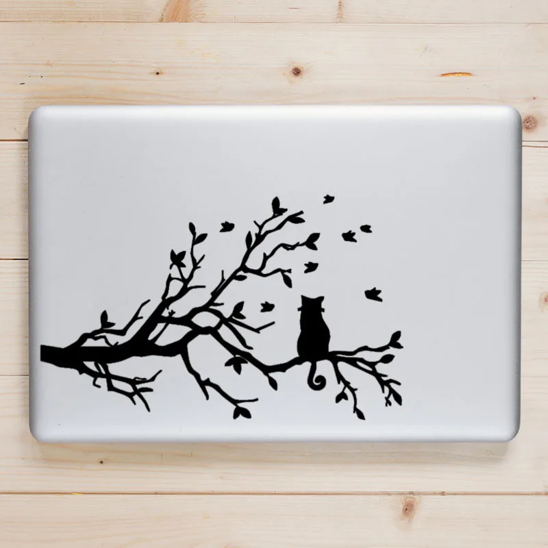 Overlooking Cat Vinyl Laptop Sticker Decal for font b Apple b font font b Macbook b