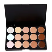 15 цветов, тональный крем для лица, палитра, натуральная косметика, увлажняющий отбеливающий крем для лица, палитра для макияжа