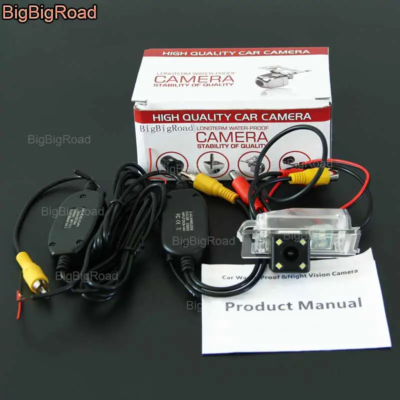 

BigBigRoad For Haima Family / Haima m3 / family 3 Wireless Camera Car Rear View Reversing Camera CCD waterproof Parking Camera