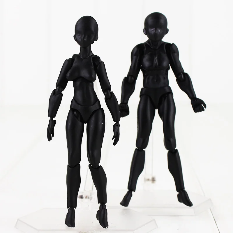 8 видов стилей 5 ''Figma фигурка для тела Archetype He She Body Kun Body Chan, серый, черный цвет, чистая кожа, мужские и женские модели кукол