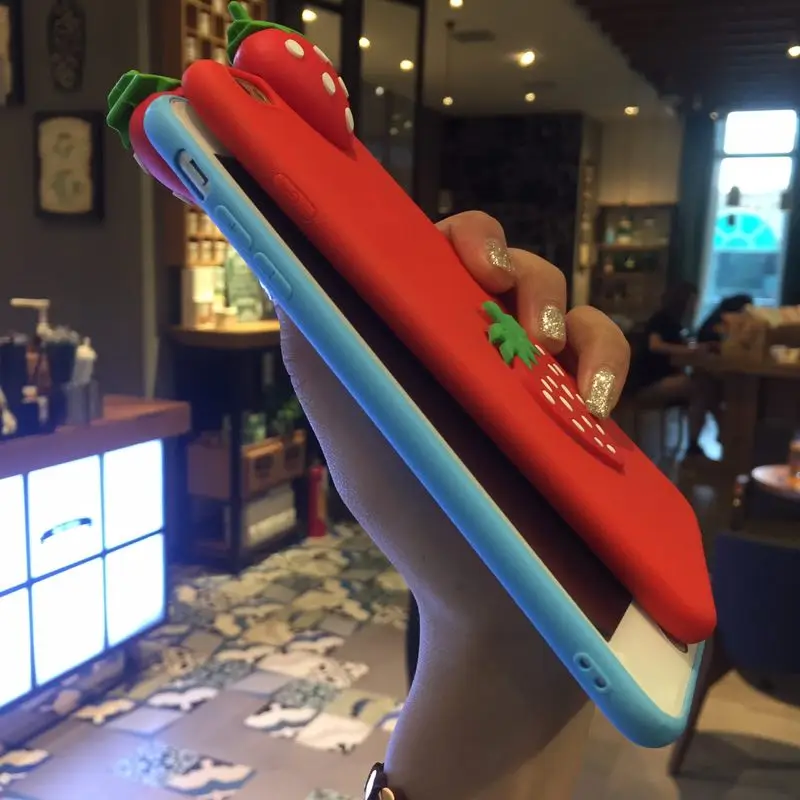 For Vivo V15 Pro V11 V11i Y91 Y91i Y95 Y91C Y81 Y85 V9 Y53 Case Soft 3D Fruit Banana Pineapple Cherry Watermelon Cactus Cover