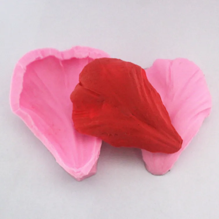 Форма цветка тюльпана, лепесток, глиняная форма, форма для торта, форма для мыла, шоколада, для кухни, для выпечки, FM223