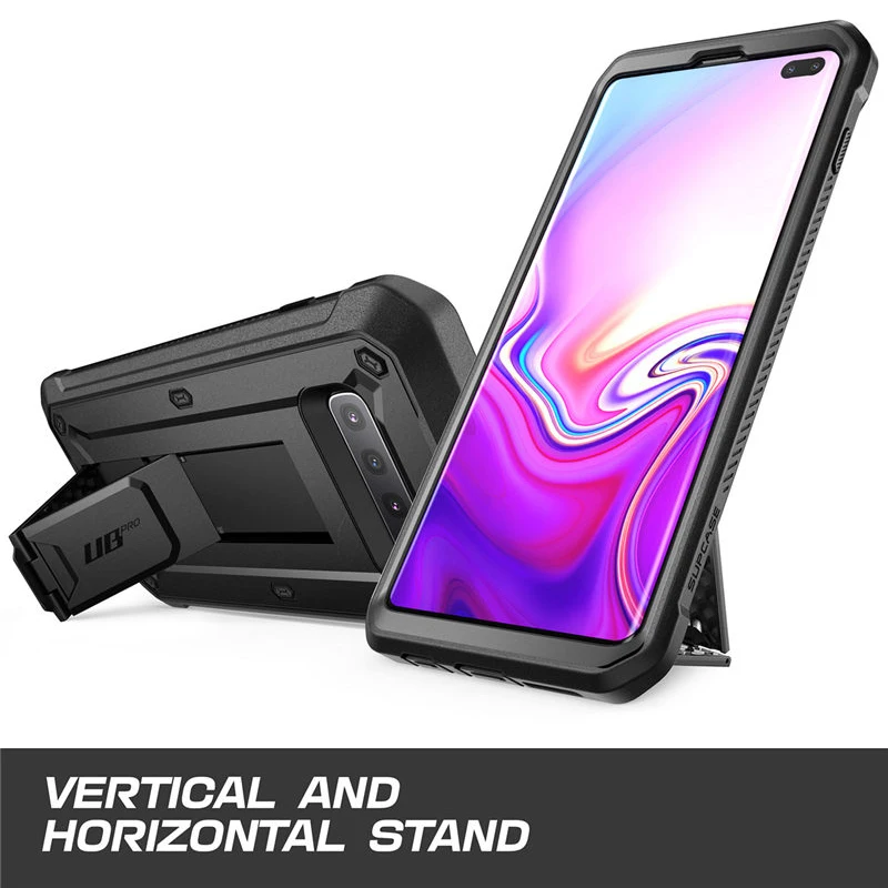 SUPCASE UB Pro для samsung Galaxy S10 плюс Чехол 6," всего тела прочный подставка чехол Крышка без встроенного Экран протектор