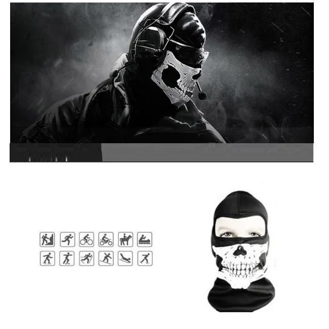 Original Ghost Masks Skull Paintball Costume Outdoor CS Helloween Airsoft Hunting Bicycling Army