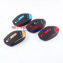 Dhl oe ems 100 шт Беспроводная мини-мышь светодиодный оптическая компьютерная мышь 4 кнопки мыши геймер мыши 2,4G USB приемник для 2350