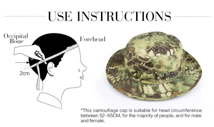outdoor Sports Sun-protective Bonnie Cap Snapback Cap tactical bucket hats for hunting (4)